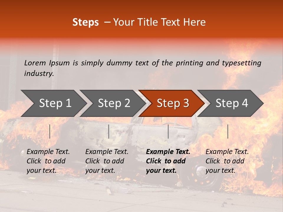 Glass Emergency Expression PowerPoint Template