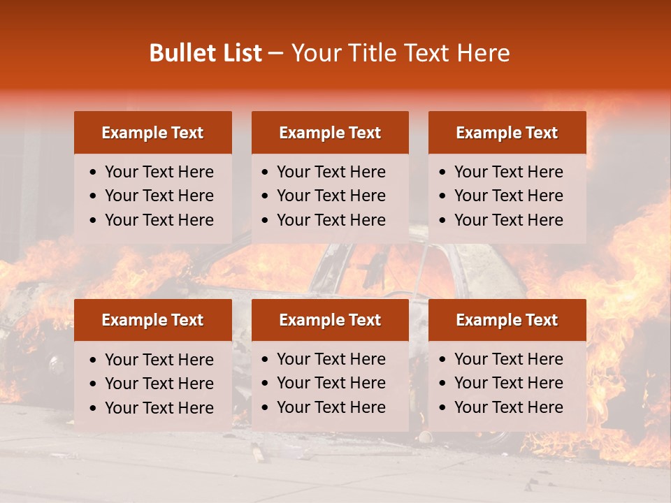 Glass Emergency Expression PowerPoint Template