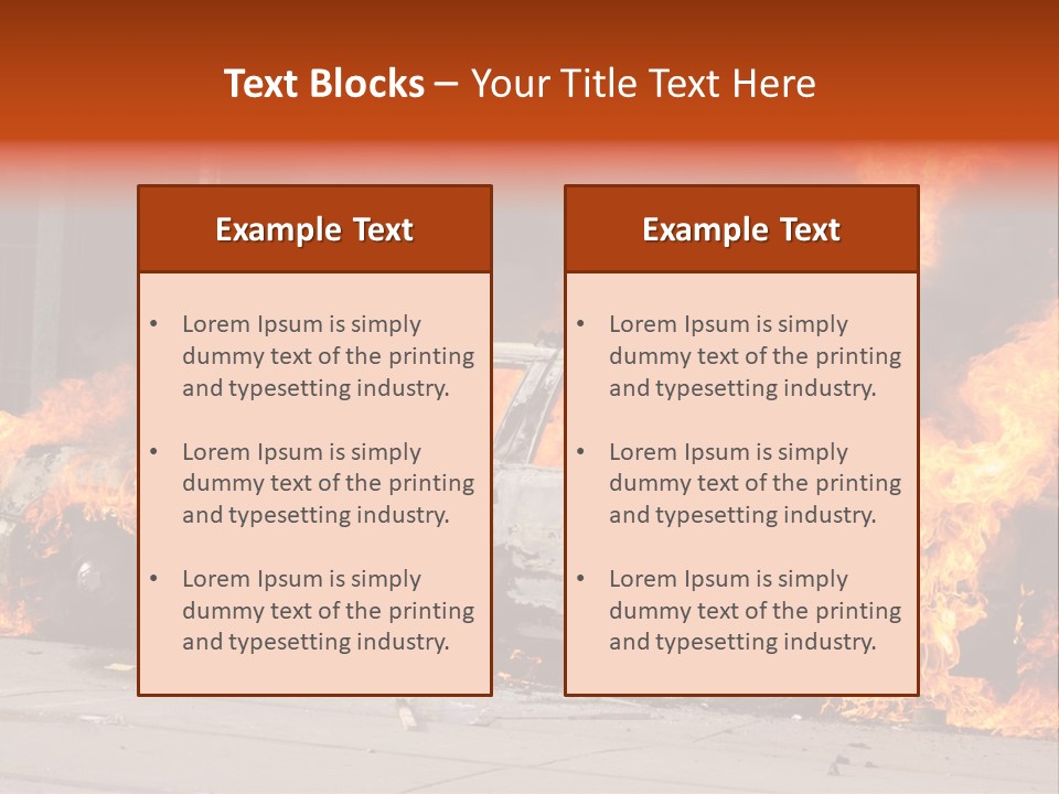 Glass Emergency Expression PowerPoint Template