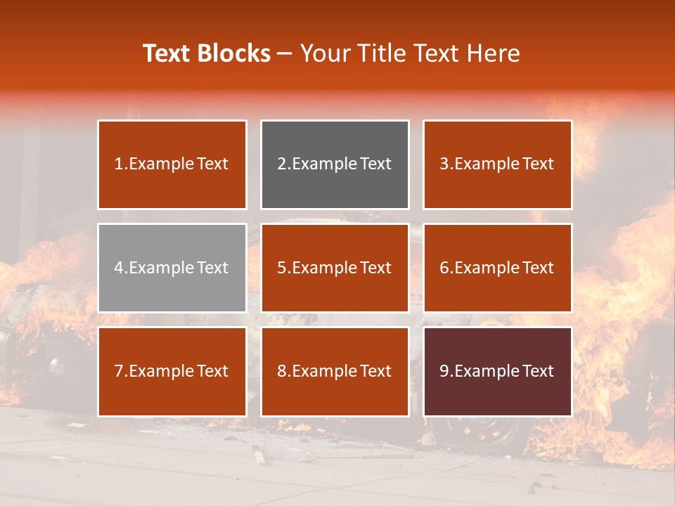 Glass Emergency Expression PowerPoint Template