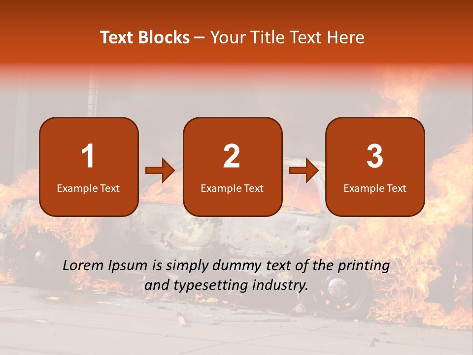 Glass Emergency Expression PowerPoint Template