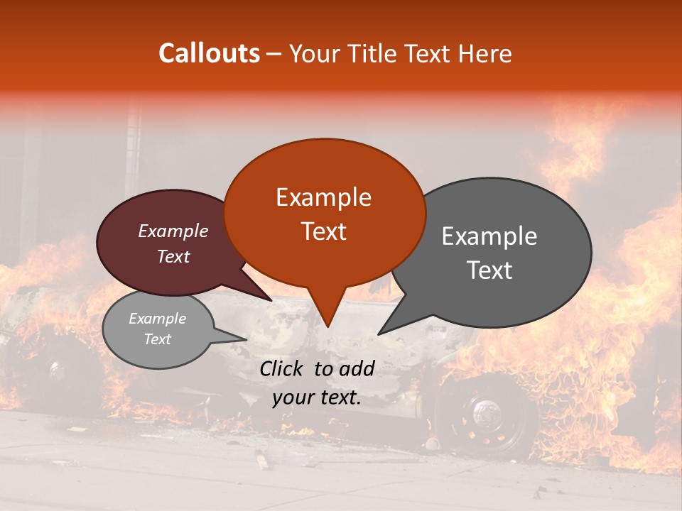 Glass Emergency Expression PowerPoint Template