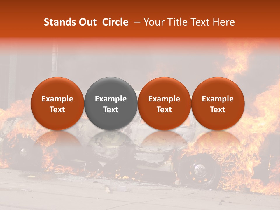 Glass Emergency Expression PowerPoint Template