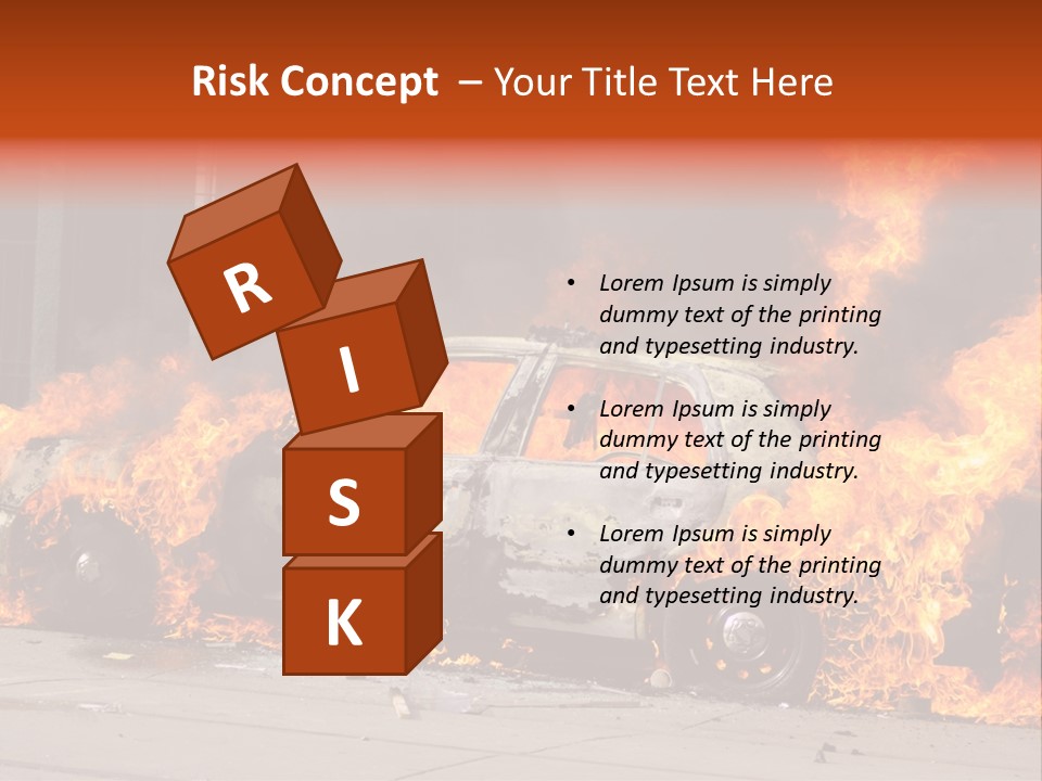 Glass Emergency Expression PowerPoint Template