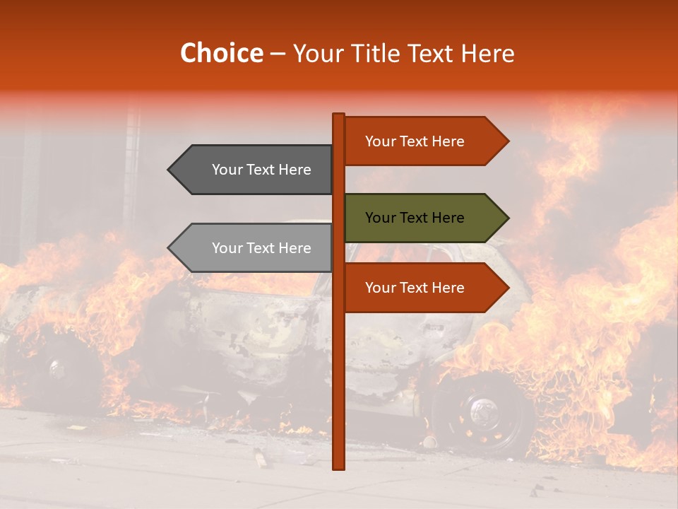 Glass Emergency Expression PowerPoint Template