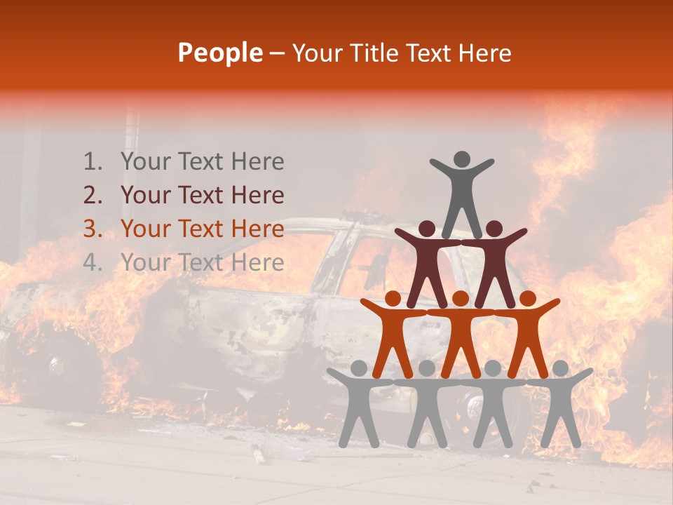 Glass Emergency Expression PowerPoint Template