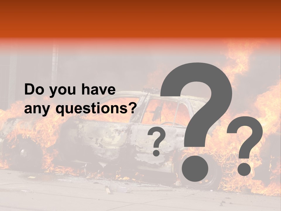 Glass Emergency Expression PowerPoint Template