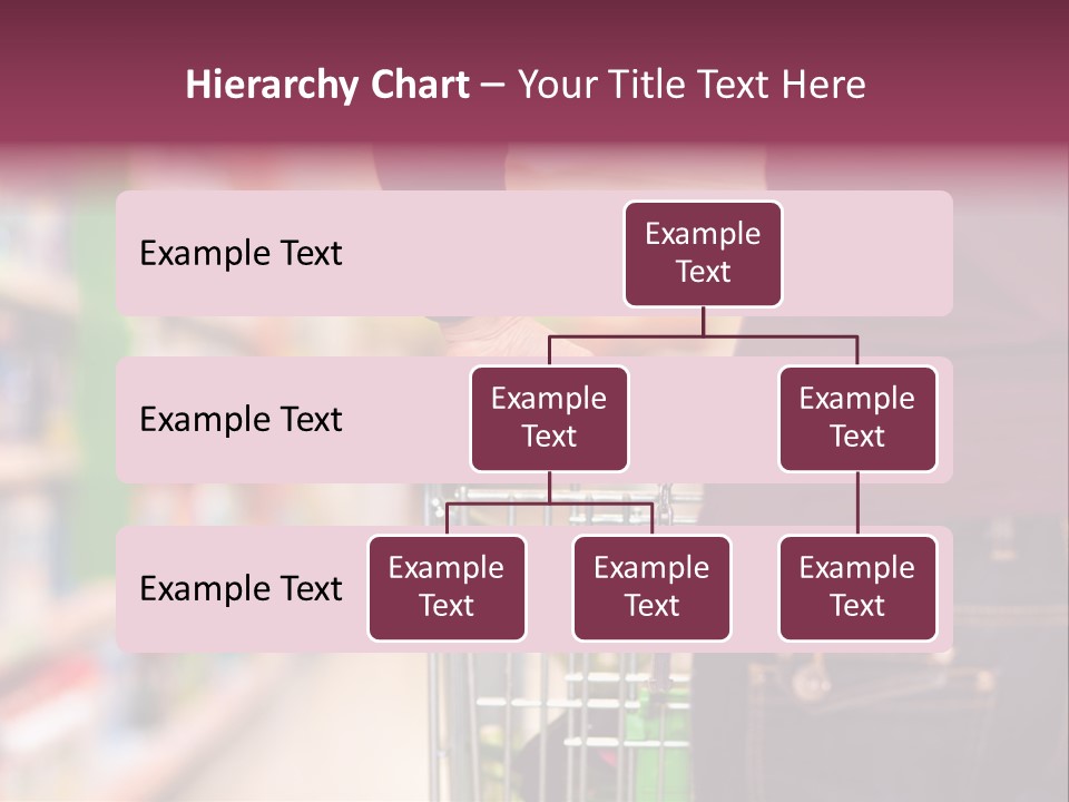 Shelf Caucasian Shopping PowerPoint Template