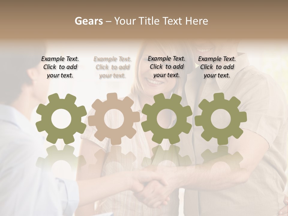 Cheerful Lit Cheer PowerPoint Template