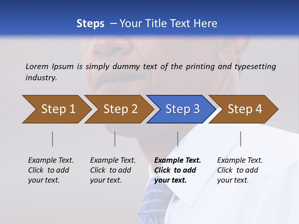 Primary Africanamerican Democratic PowerPoint Template