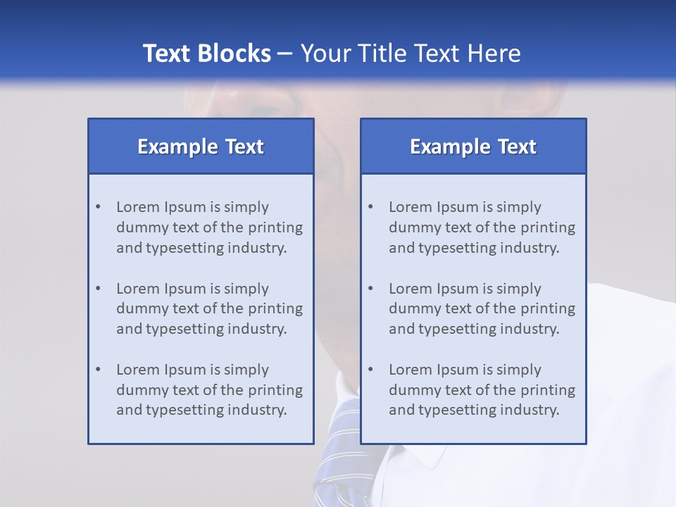 Primary Africanamerican Democratic PowerPoint Template