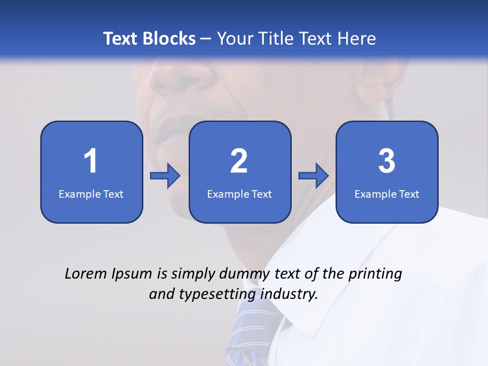 Primary Africanamerican Democratic PowerPoint Template