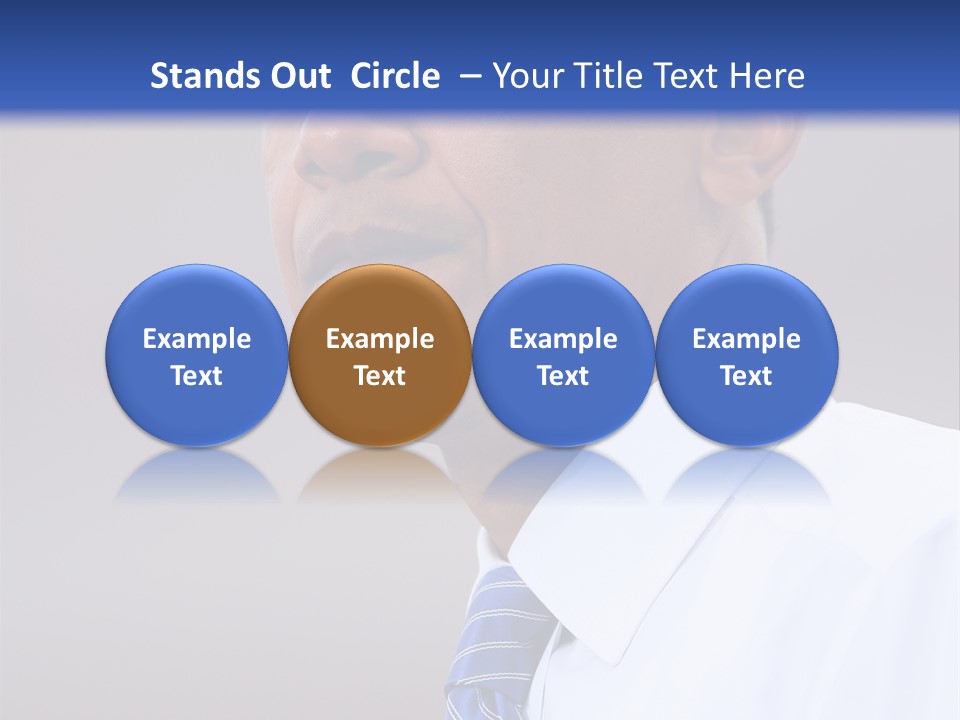 Primary Africanamerican Democratic PowerPoint Template