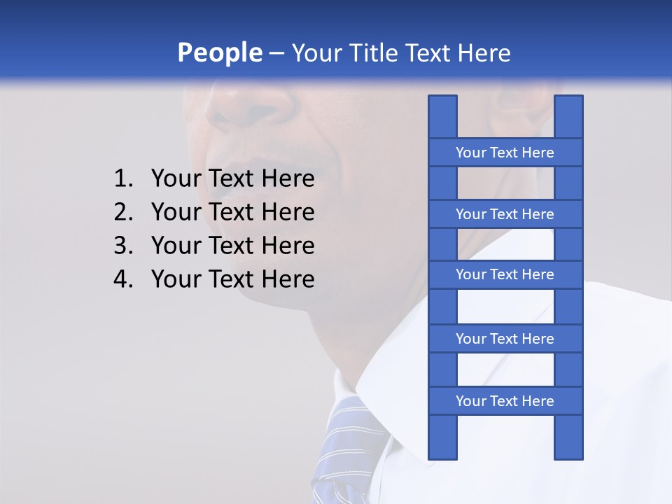 Primary Africanamerican Democratic PowerPoint Template