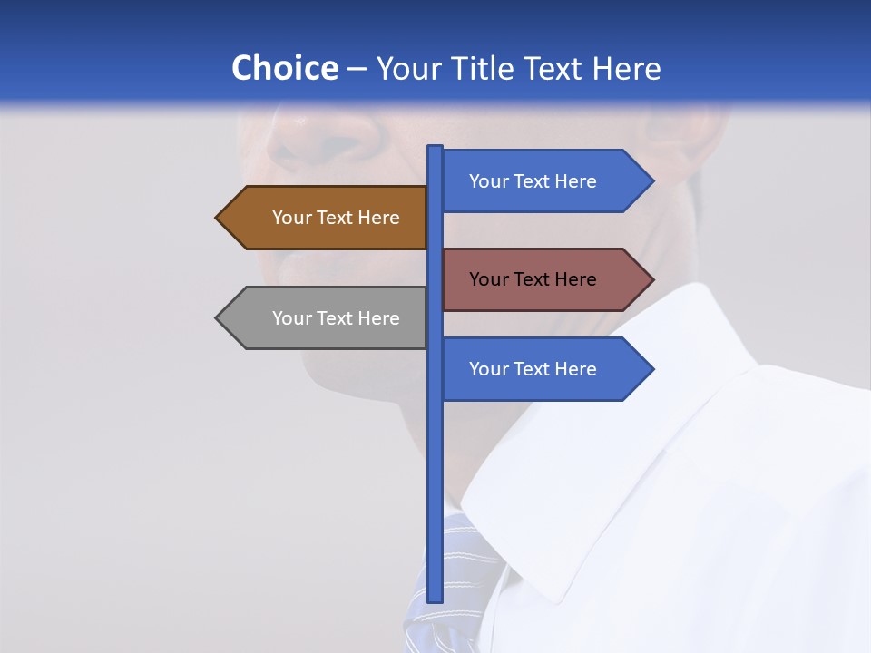 Primary Africanamerican Democratic PowerPoint Template