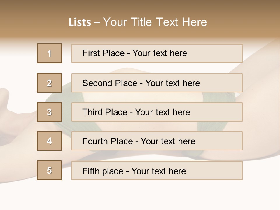 Body Close Erotic PowerPoint Template