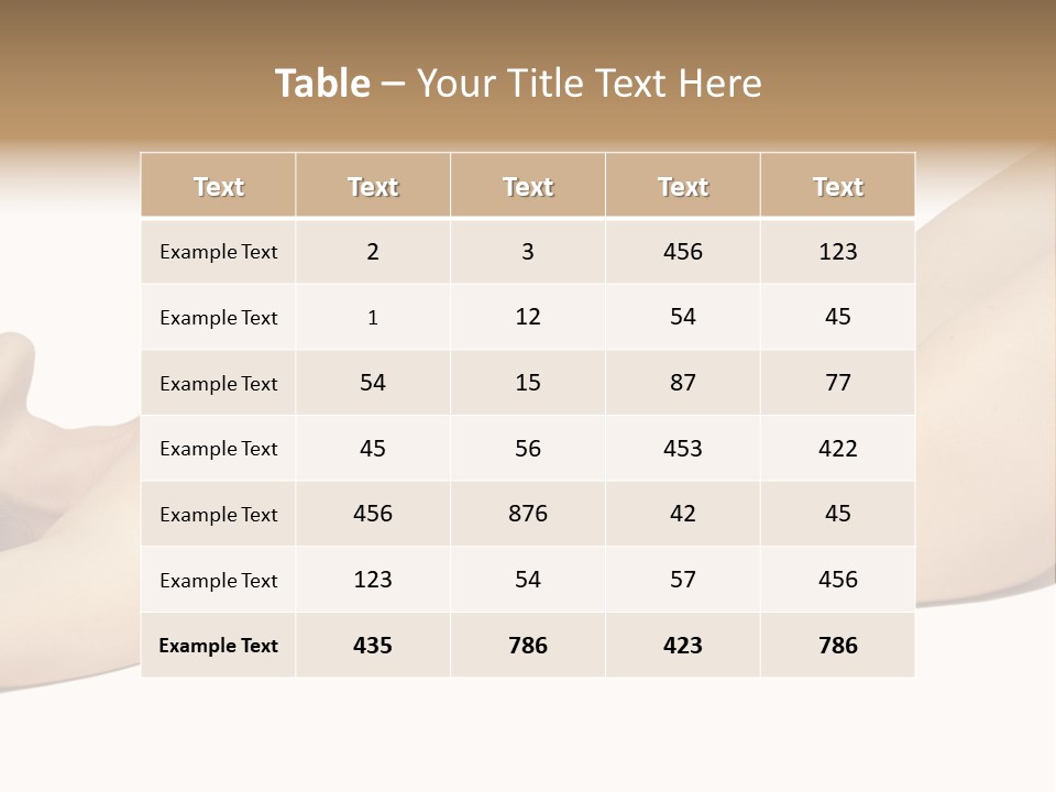 Body Close Erotic PowerPoint Template