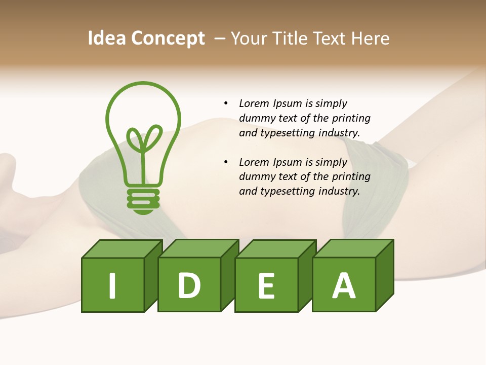 Body Close Erotic PowerPoint Template