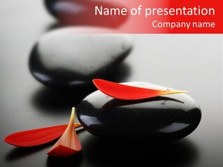 Smooth East Red PowerPoint Template