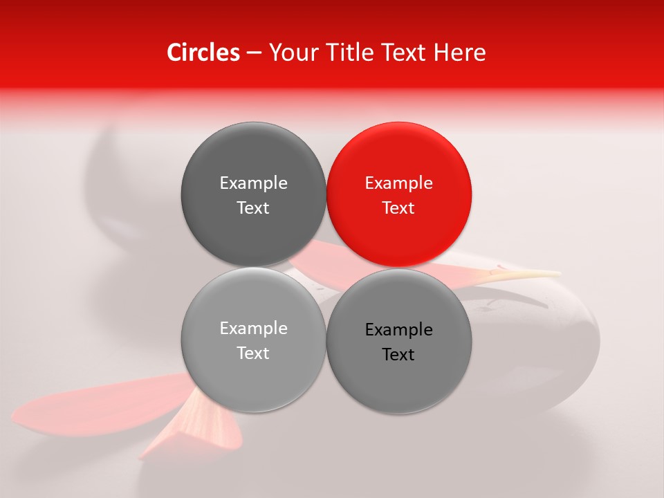 Smooth East Red PowerPoint Template