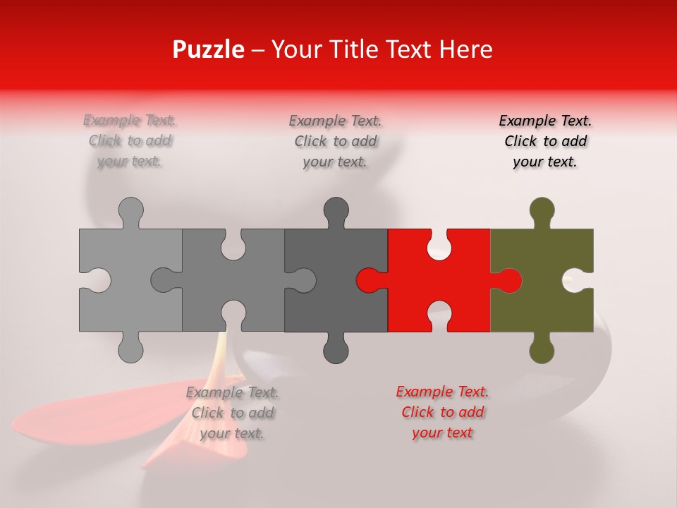 Smooth East Red PowerPoint Template