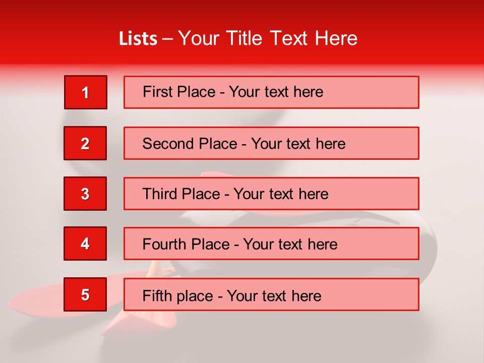 Smooth East Red PowerPoint Template