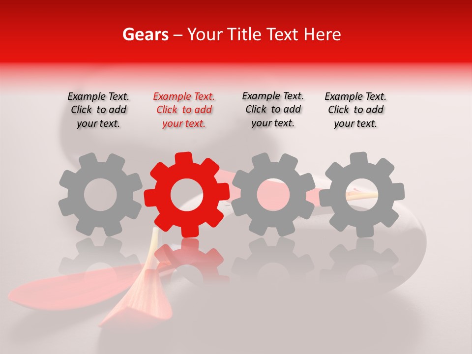 Smooth East Red PowerPoint Template