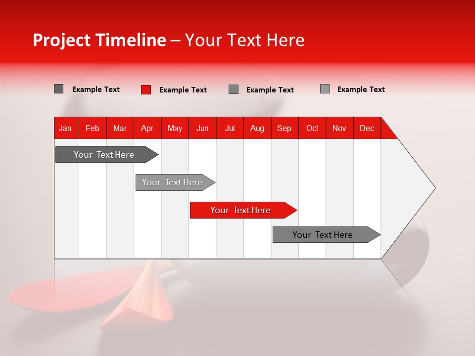 Smooth East Red PowerPoint Template