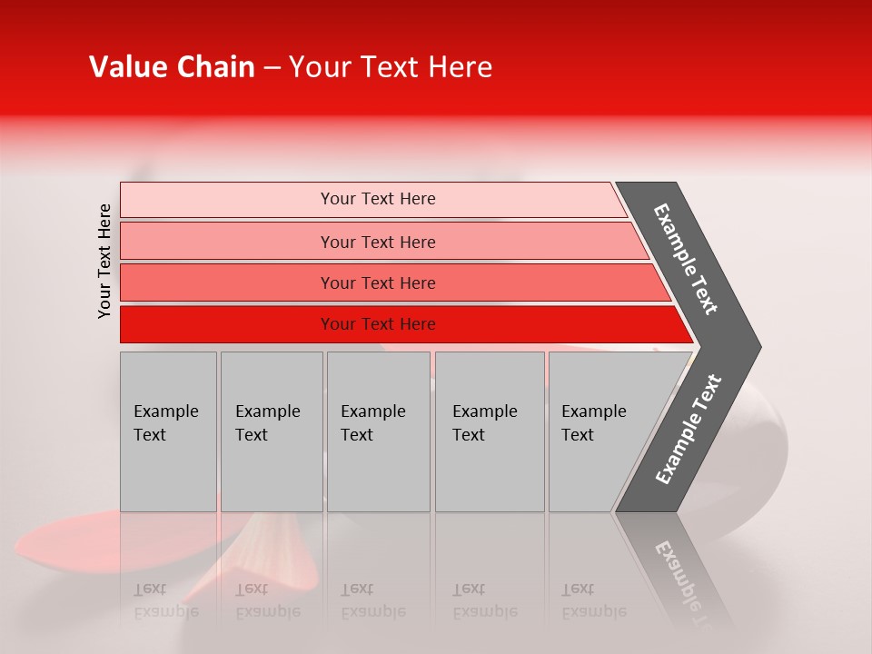 Smooth East Red PowerPoint Template