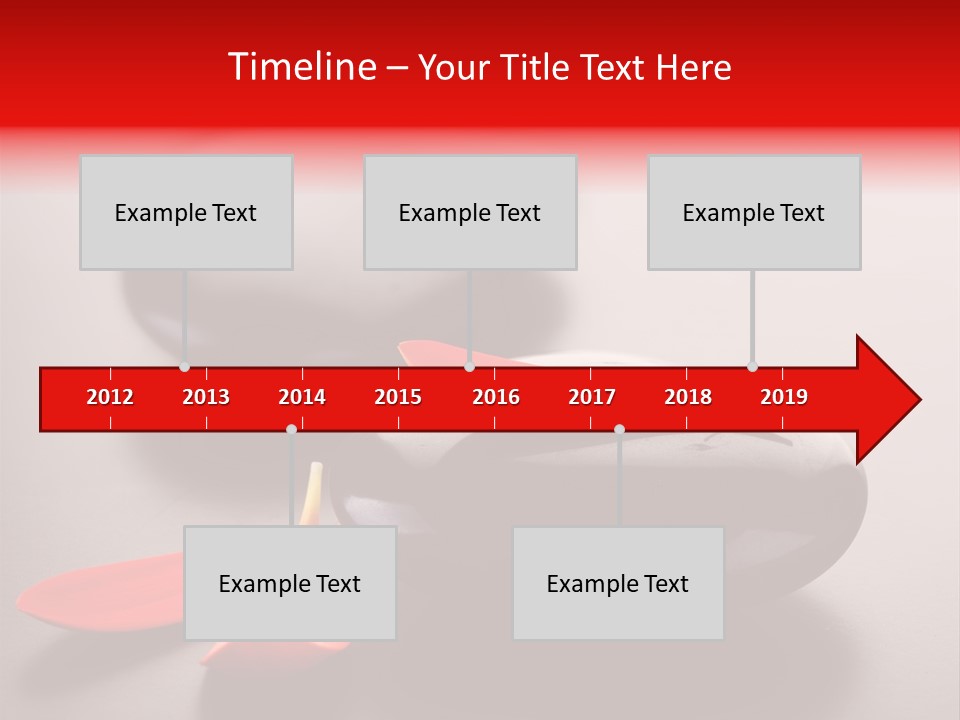 Smooth East Red PowerPoint Template