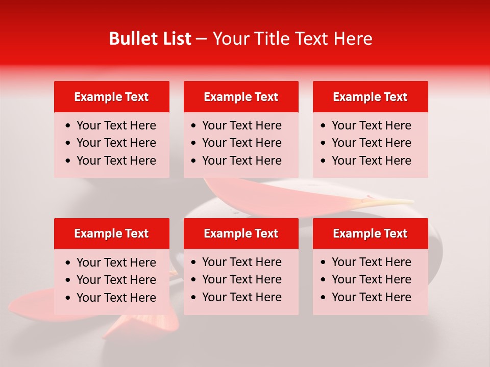 Smooth East Red PowerPoint Template