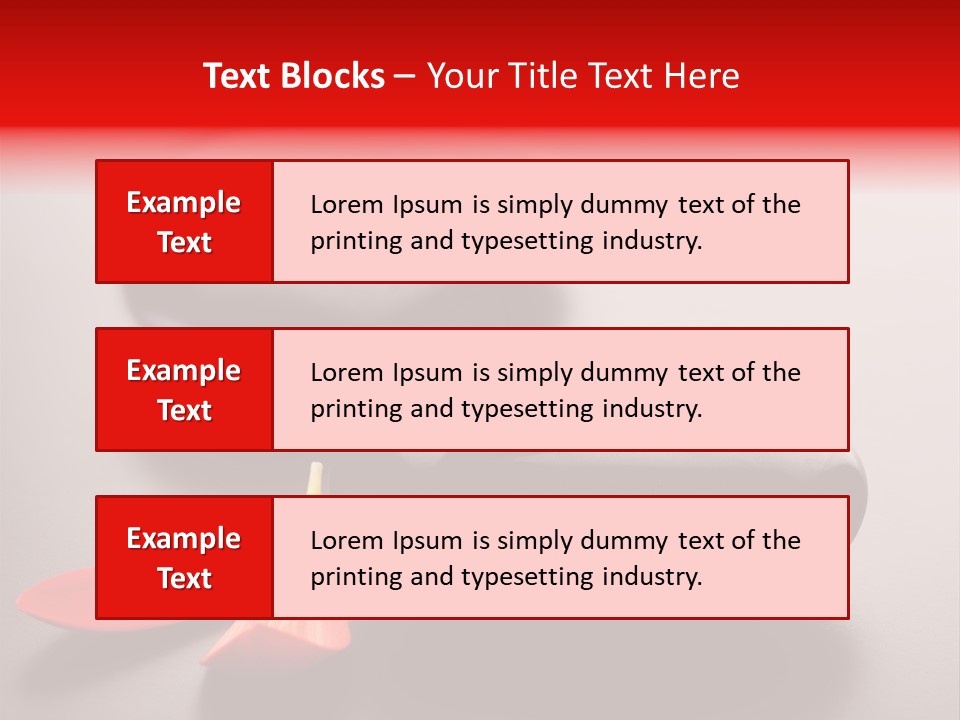 Smooth East Red PowerPoint Template