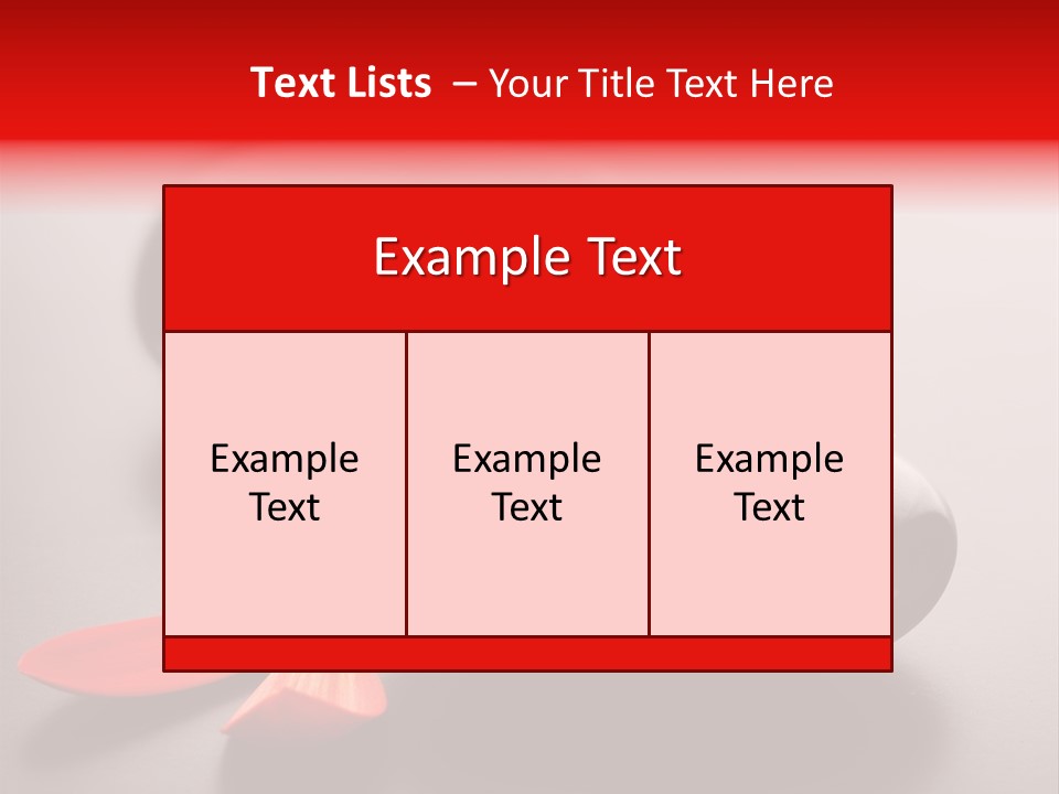 Smooth East Red PowerPoint Template