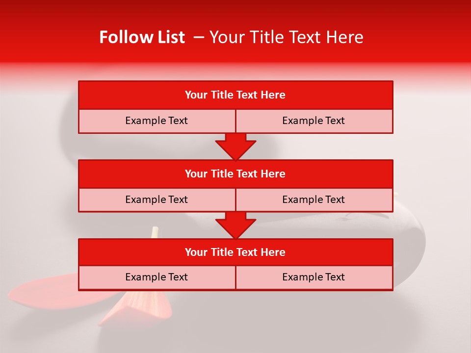 Smooth East Red PowerPoint Template