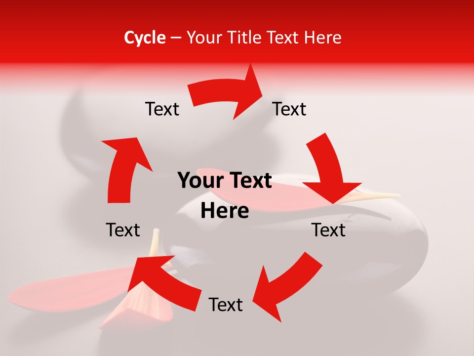 Smooth East Red PowerPoint Template