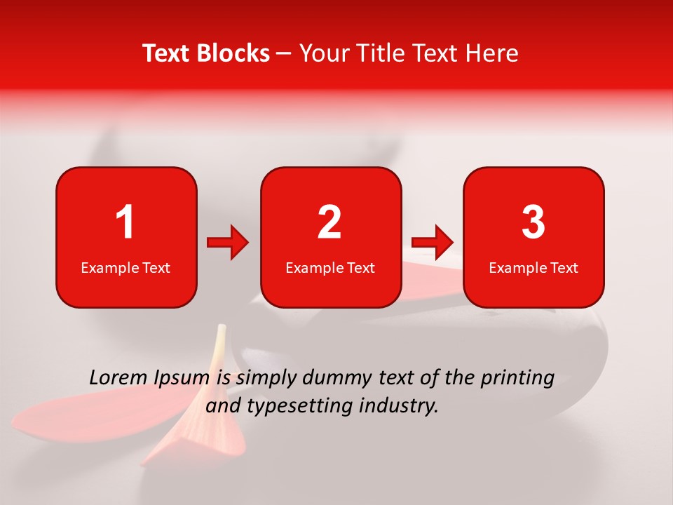 Smooth East Red PowerPoint Template