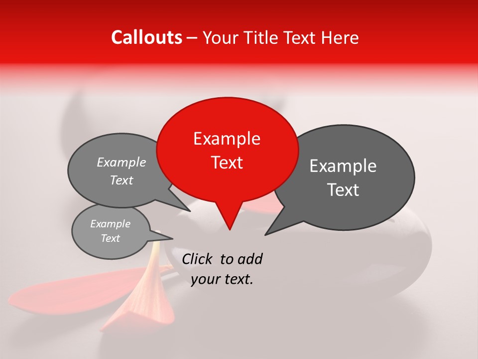 Smooth East Red PowerPoint Template