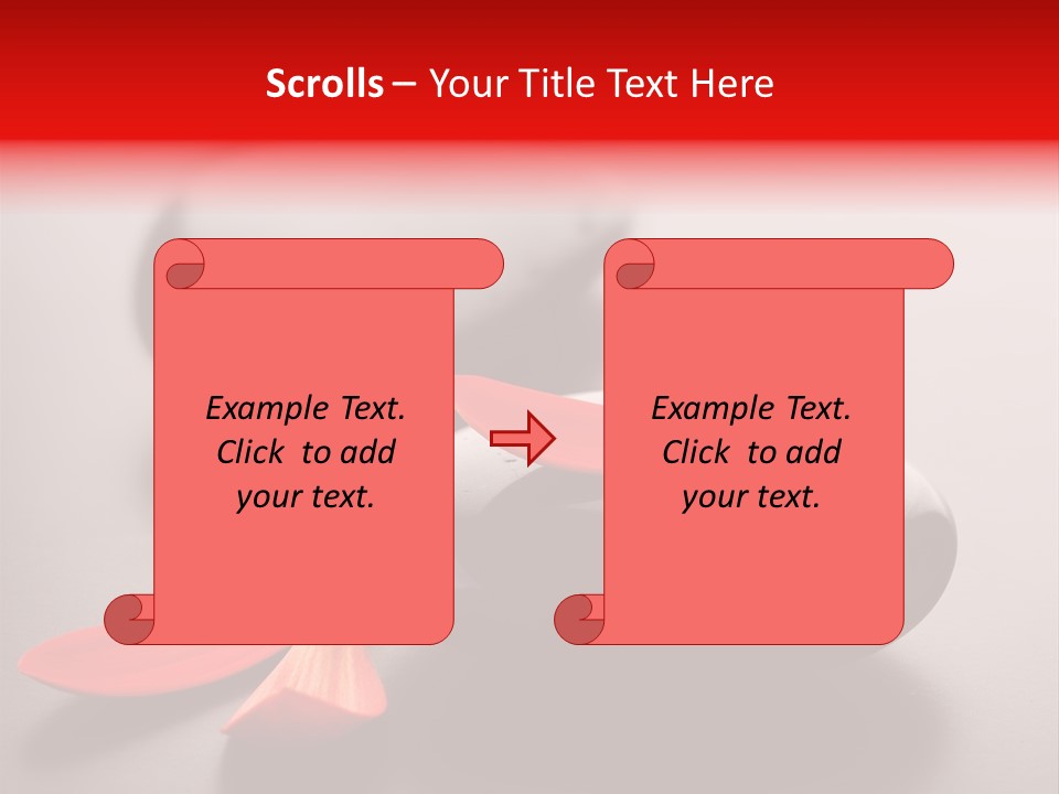 Smooth East Red PowerPoint Template