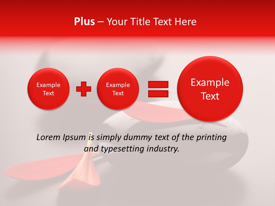 Smooth East Red PowerPoint Template