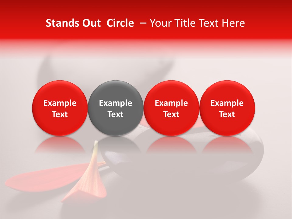 Smooth East Red PowerPoint Template