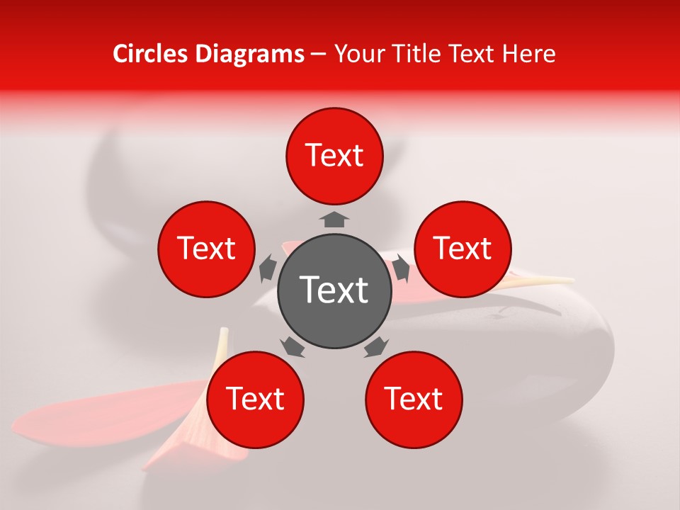 Smooth East Red PowerPoint Template