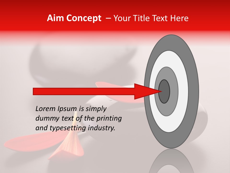 Smooth East Red PowerPoint Template
