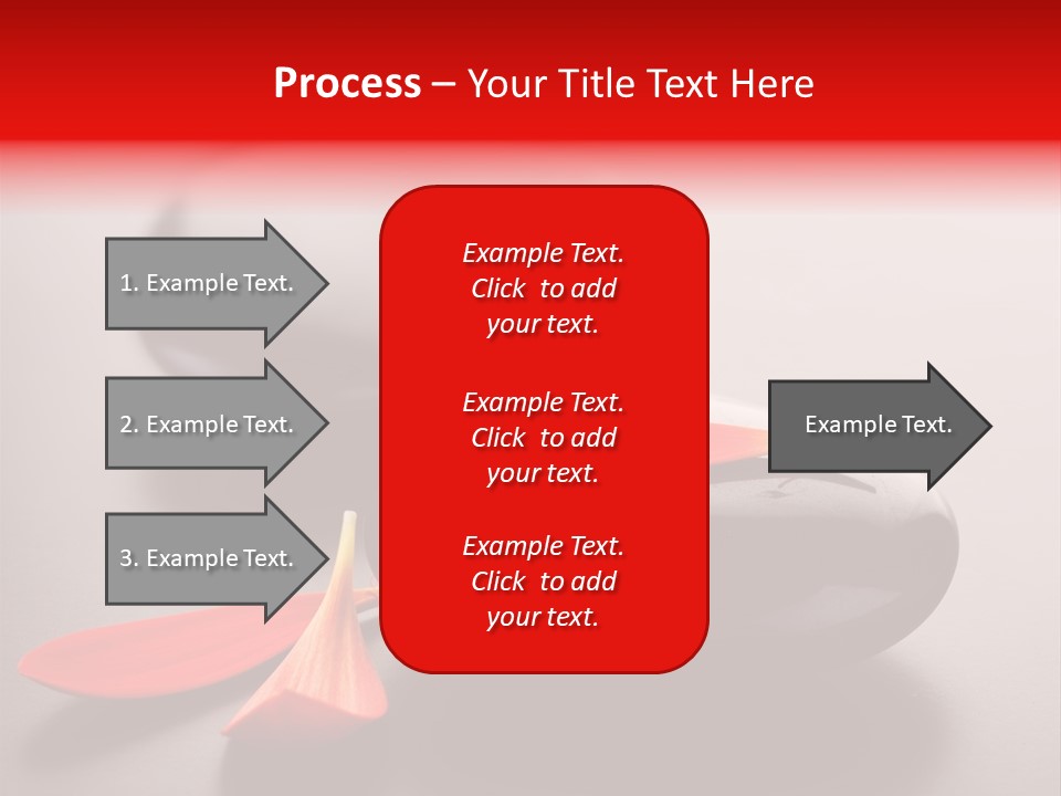 Smooth East Red PowerPoint Template
