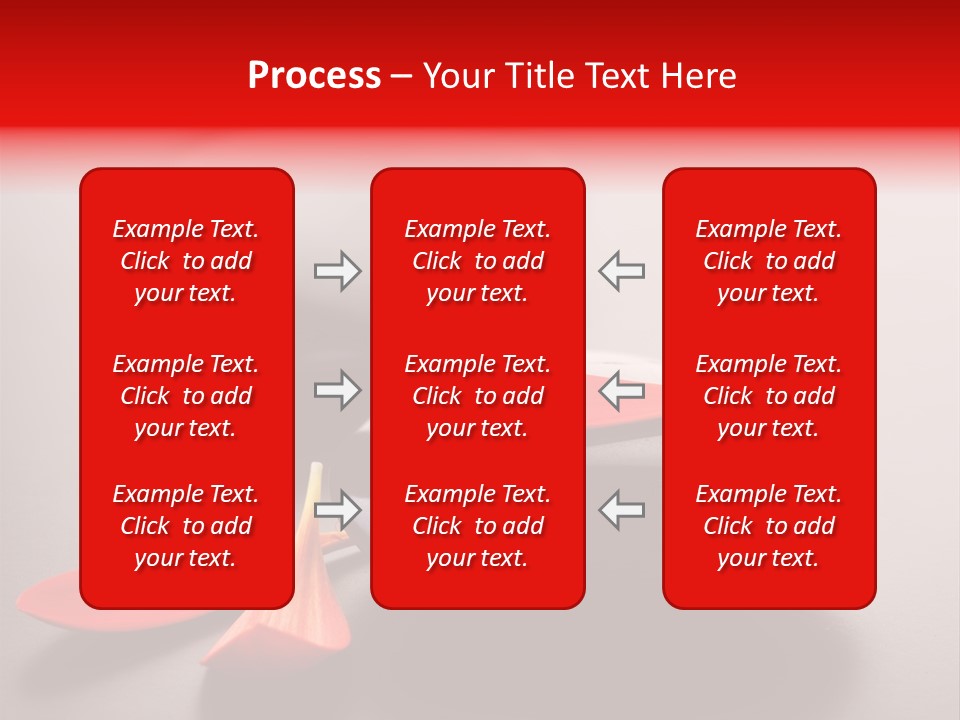 Smooth East Red PowerPoint Template