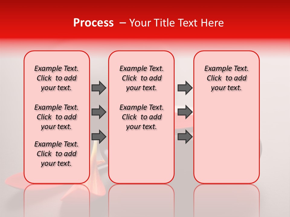 Smooth East Red PowerPoint Template