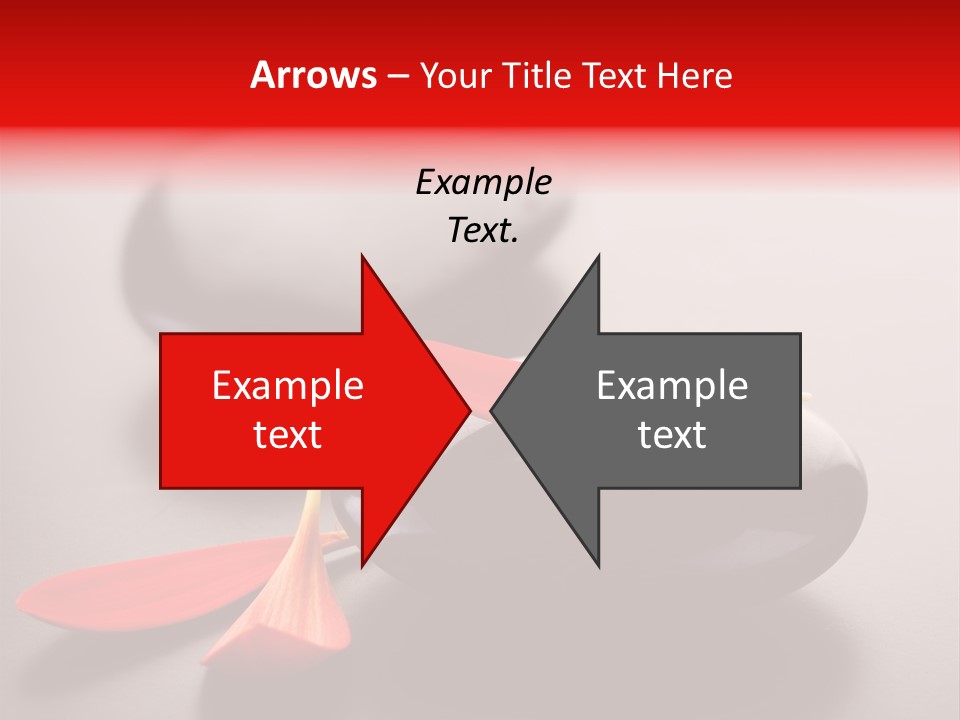 Smooth East Red PowerPoint Template