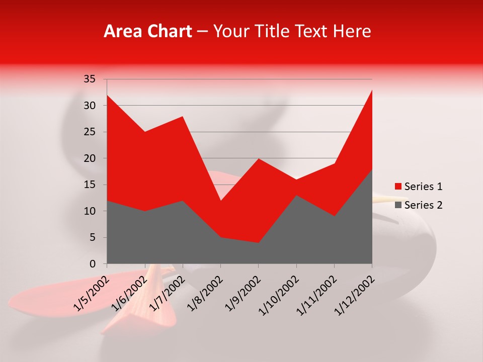 Smooth East Red PowerPoint Template