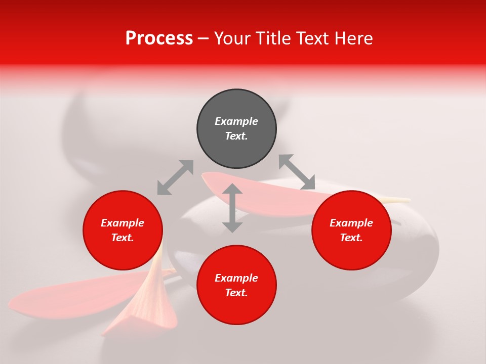 Smooth East Red PowerPoint Template