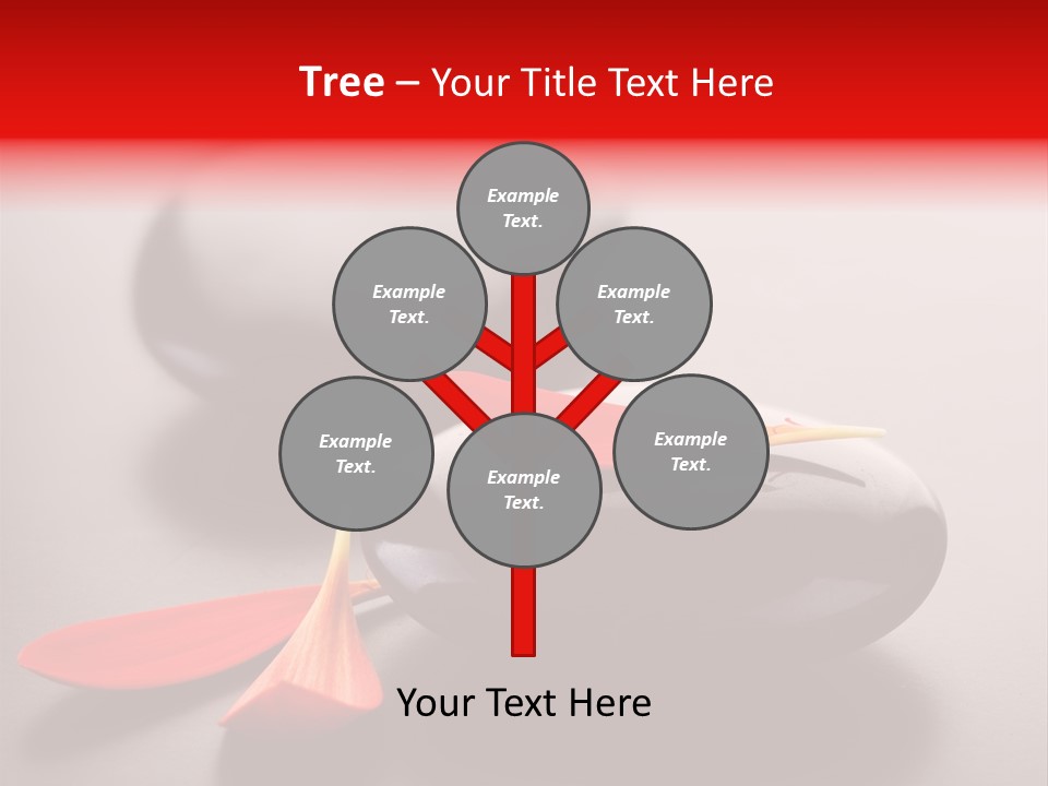 Smooth East Red PowerPoint Template