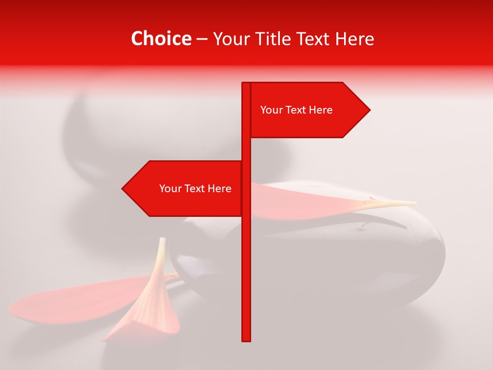 Smooth East Red PowerPoint Template
